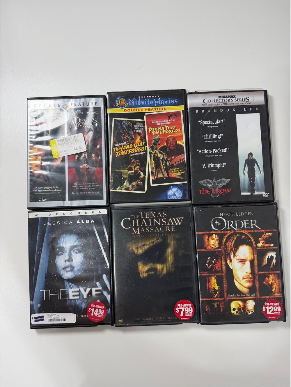 Block Buster DVD Horror movies Lot